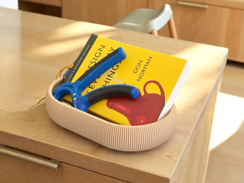 Elegant Ribbed Bowl