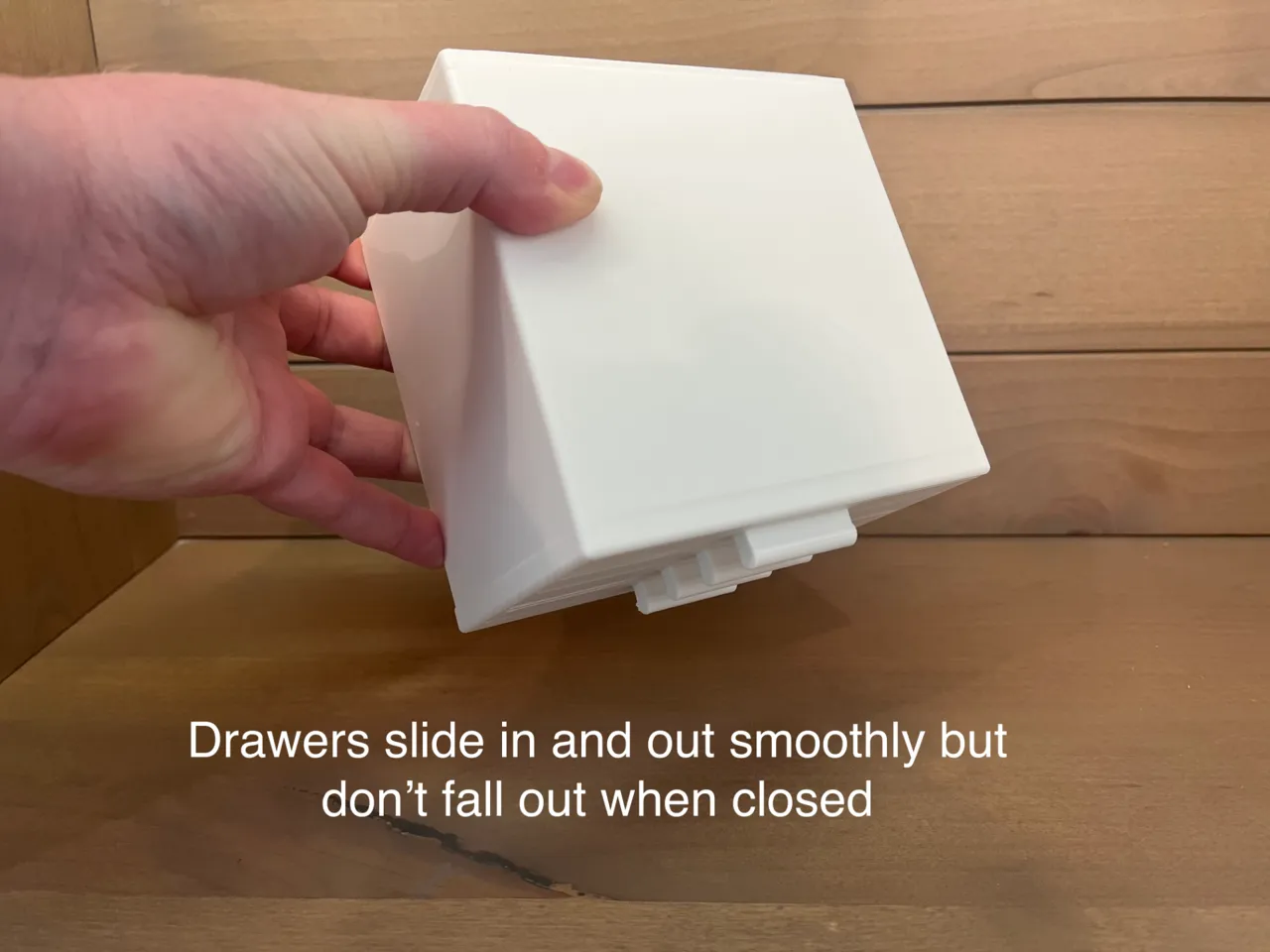 Earring Jewelry Box with drawer organizing options view 2