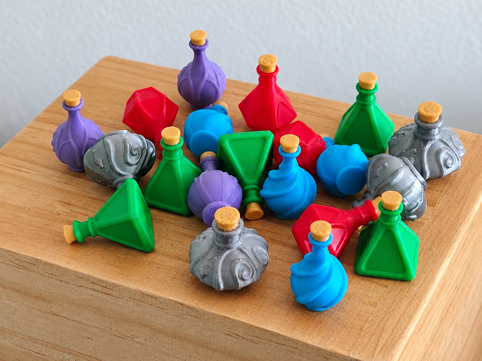 Potion Bottle Collection - 3D printed Other Miniatures, in stock in India