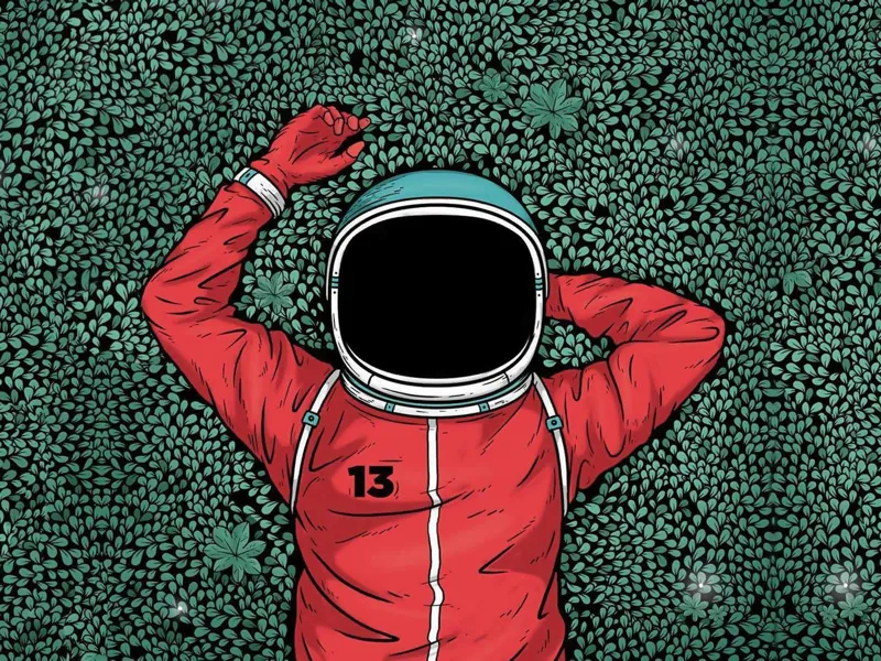 resting astronaut
