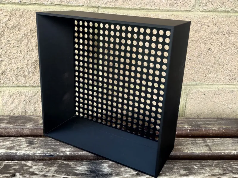 SETACCIO 250x250xh100 fori da Ø12mm-Ø 9mm-Ø6mm
