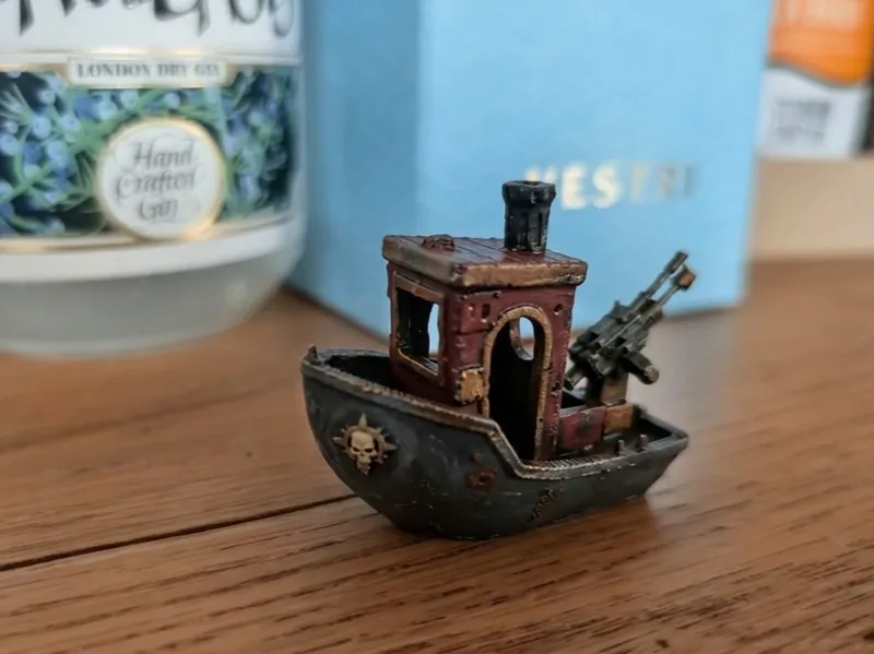 Apocalyptic-Benchy Wargaming Steampunk Ship