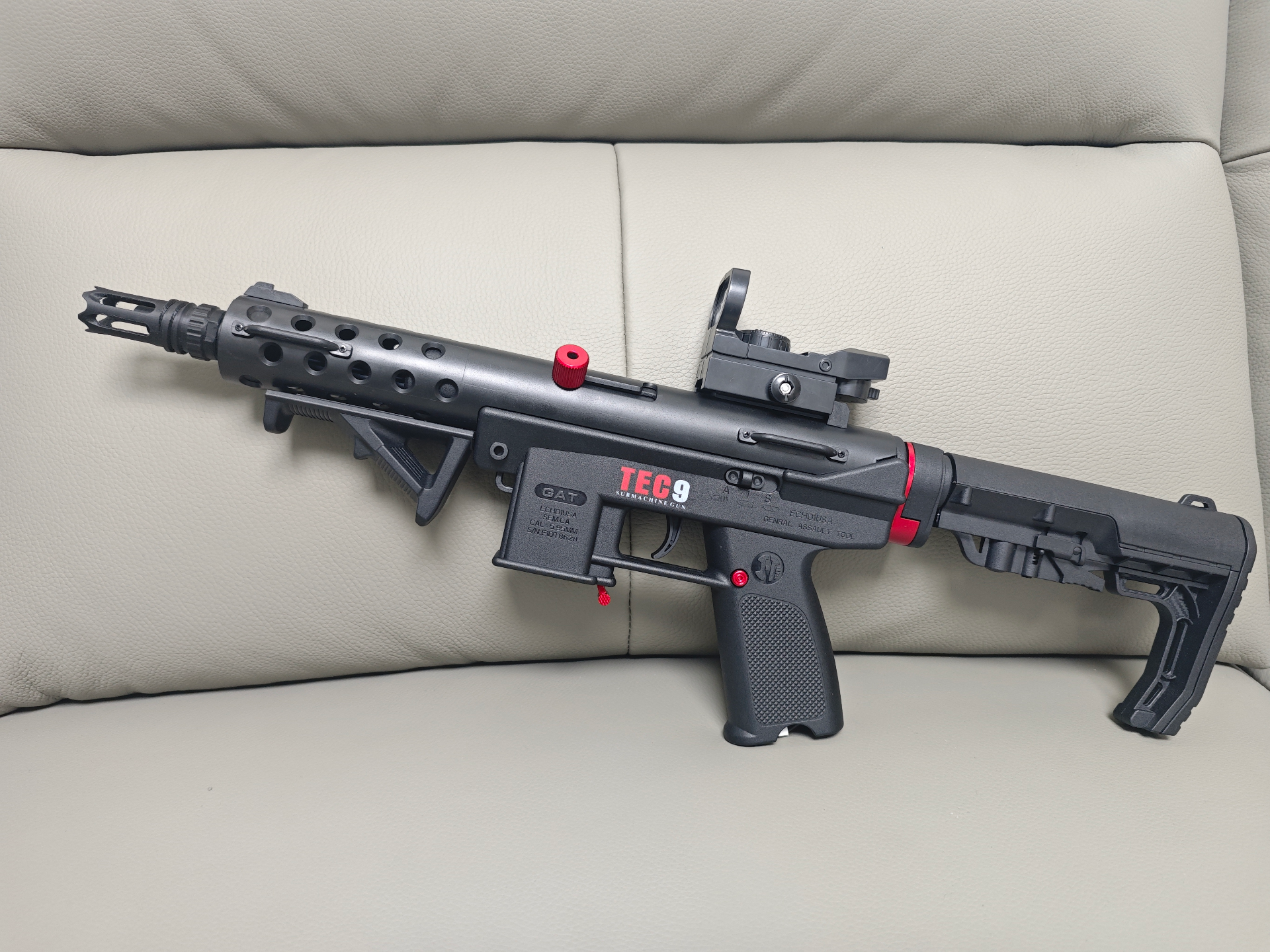悍迪tec9一体上旋火帽消音（附无损改11.1v方案）
