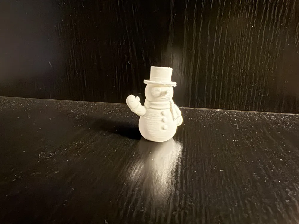 Mini Christmas Snowman - Free 3D Print Model - MakerWorld