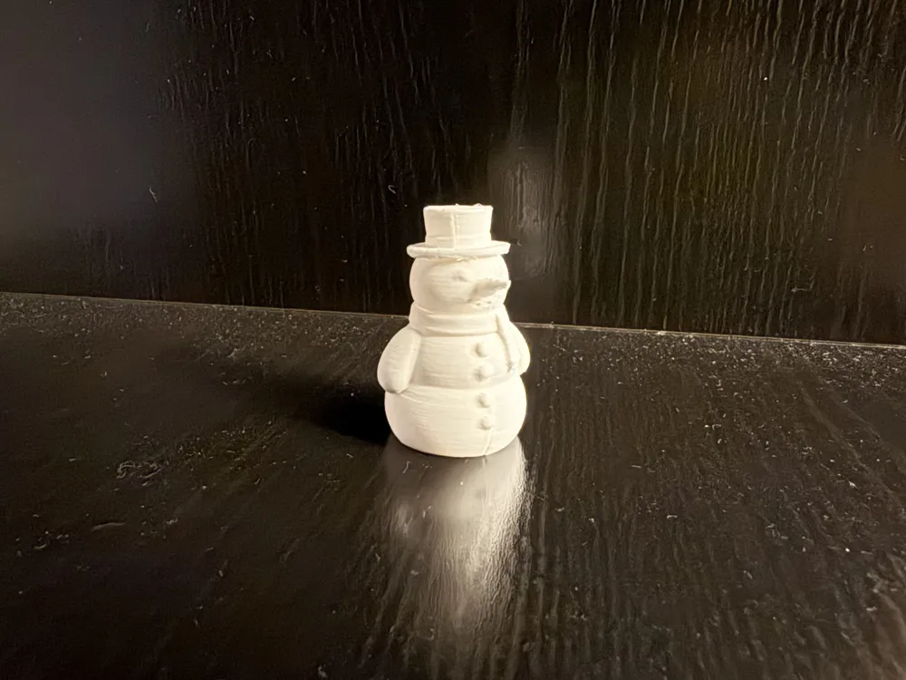 Mini Christmas Snowman - Free 3D Print Model - MakerWorld