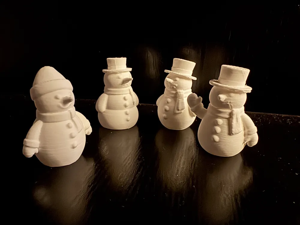Mini Christmas Snowman - Free 3D Print Model - MakerWorld