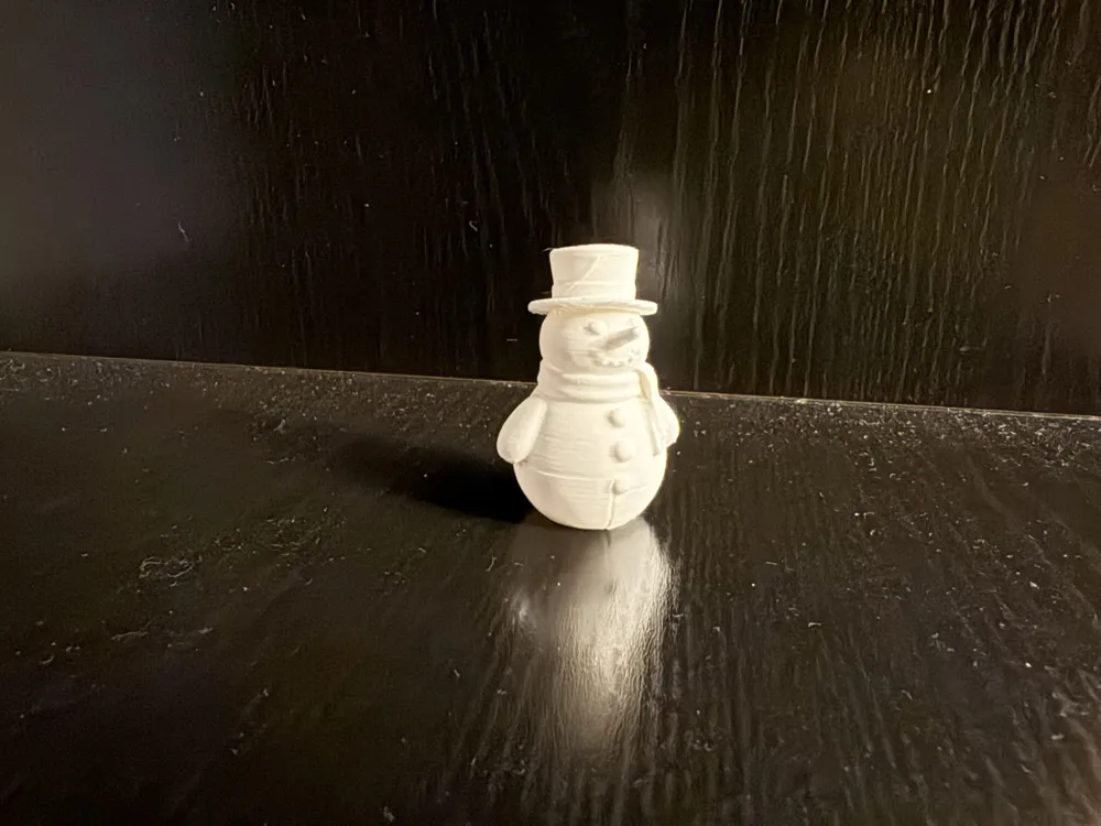 Mini Christmas Snowman - Free 3D Print Model - MakerWorld
