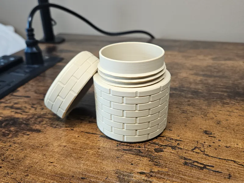 Threaded Brick Canister