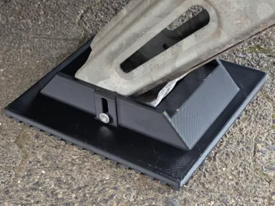 Robust Caravan Support Plate 180x200mm – Heavy Duty
