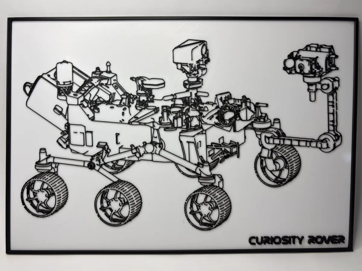 Curiosity, el rover de Marte - Plano - Ilustración - Modelo de ...