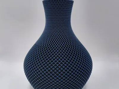 Modern vase wide bottom