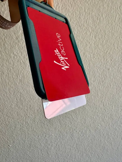 DOUBLE FACED-CARD Vertical Slip-In Badge-ID holder view 3