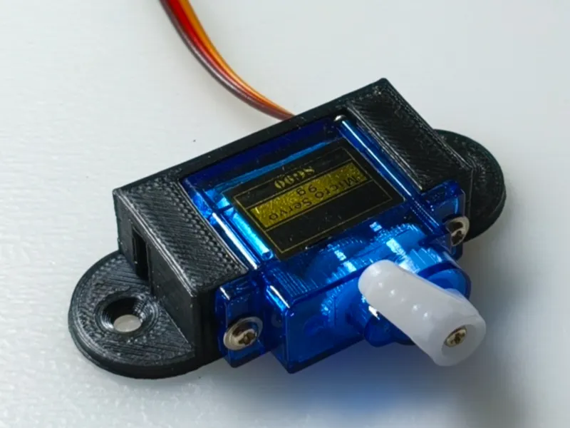 Micro Servo SG90 9g flatmount bracket V2