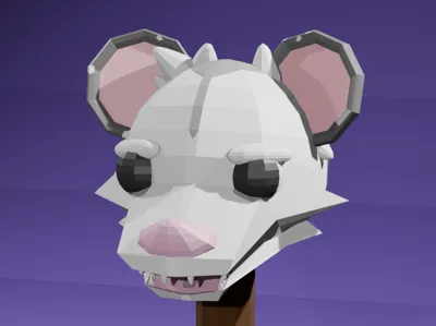 Opossum Head
