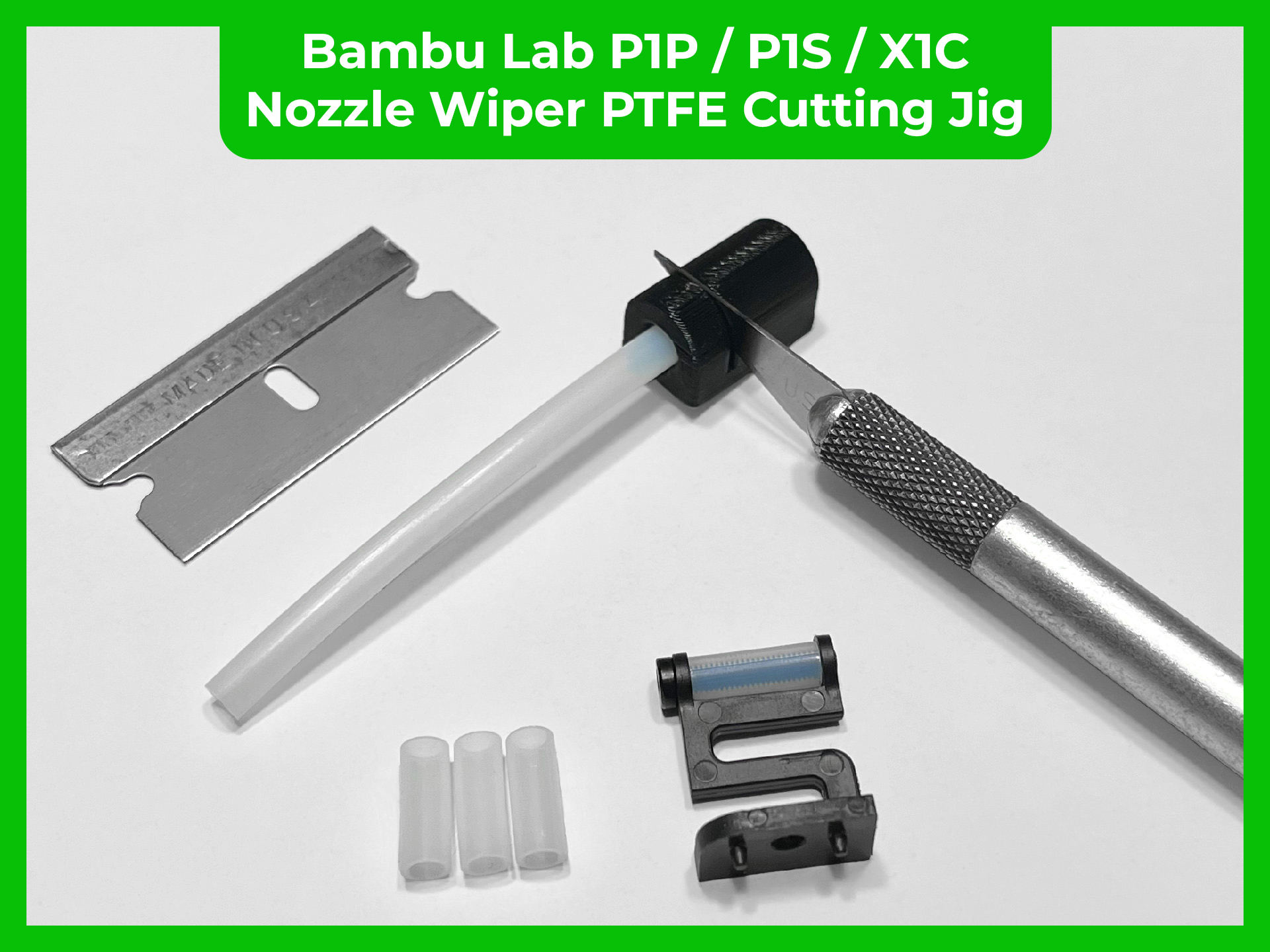 Nozzle Wiper PTFE Cutting Jig for BambuLab P1 & X1