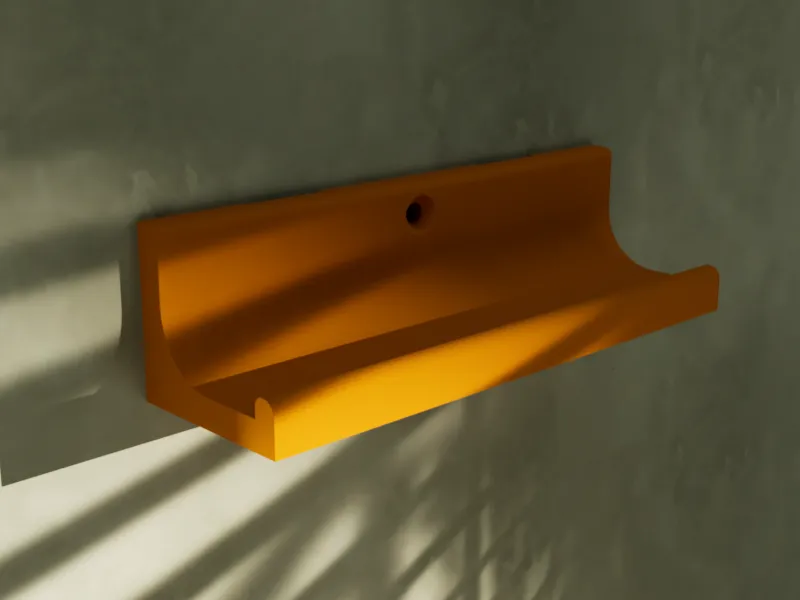 Wall Mount for Vinyl Record using command strips