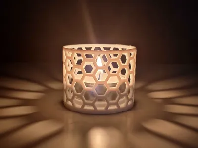 Honeycomb Tealight Holder