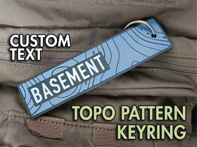 Topo Keyring - Customizable
