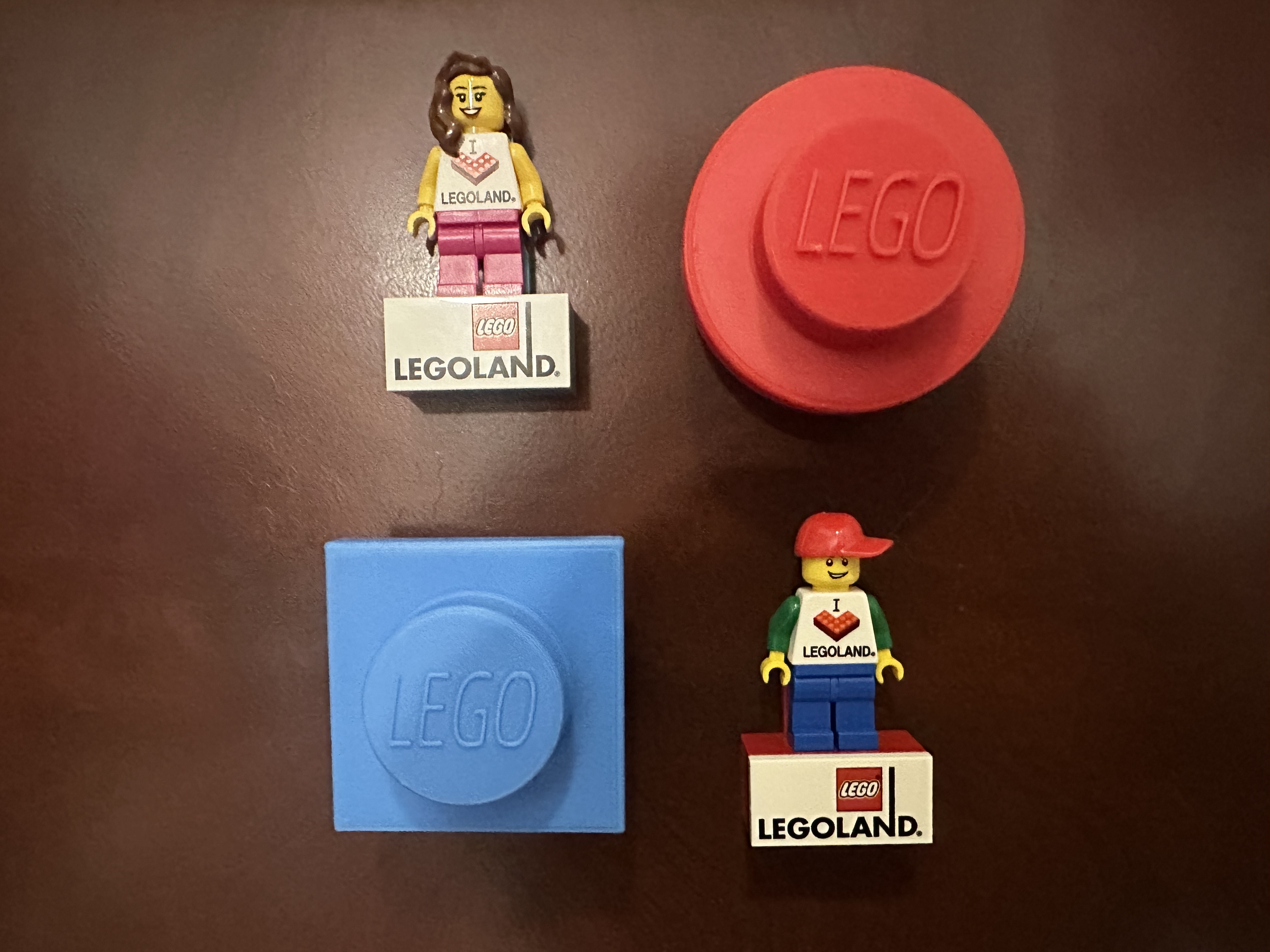 Miniatura 2 do modelo 3D 乐高积木 经典颗粒 冰箱贴 LEGO 磁铁挂钩