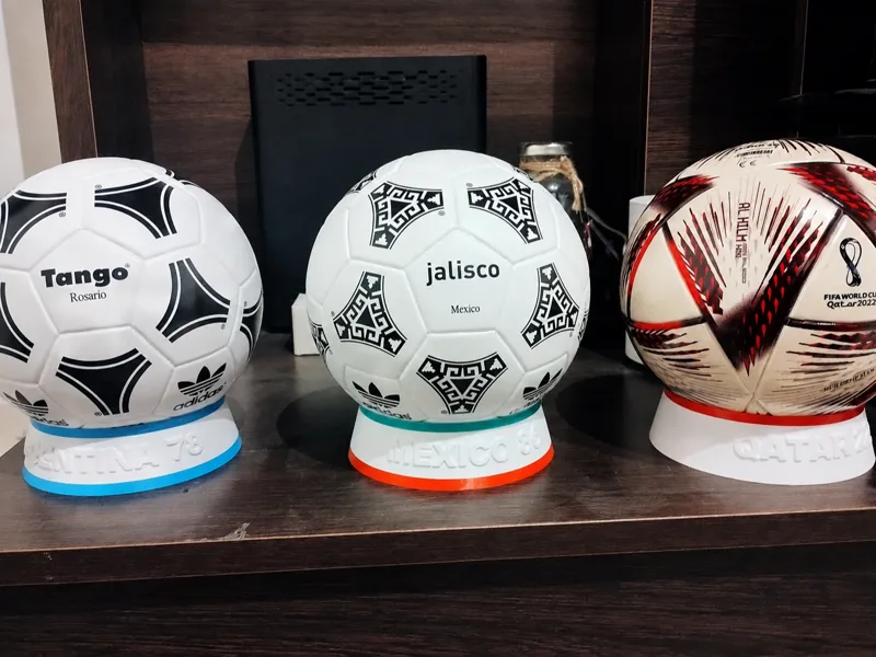 SOPORTE PELOTA MUNDIALES 78 - 86 - 22 / Talla N°1