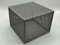 84 mm Sided Cube, 64 mm Tall