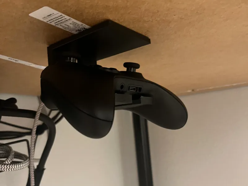 Under Desk Xbox Controller Holder