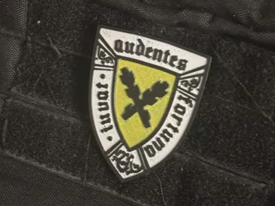 Audentes Fortuna iuvat, Lords of Leipa shield KCD