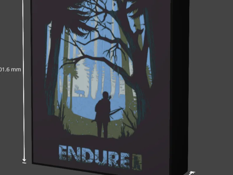 Last of us lithophane