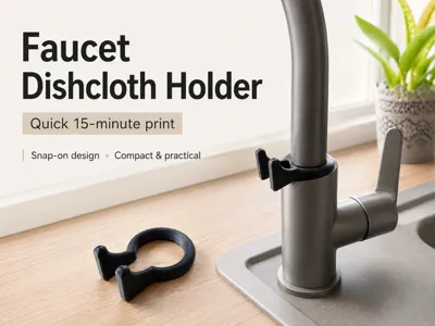 Kitchen Faucet Dishcloth Holder Clip - 15 min
