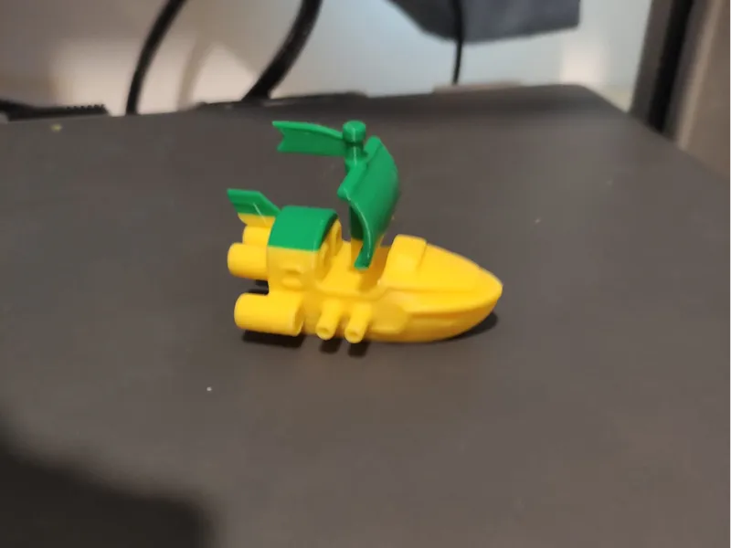 Spaceship Benchy futuristic model