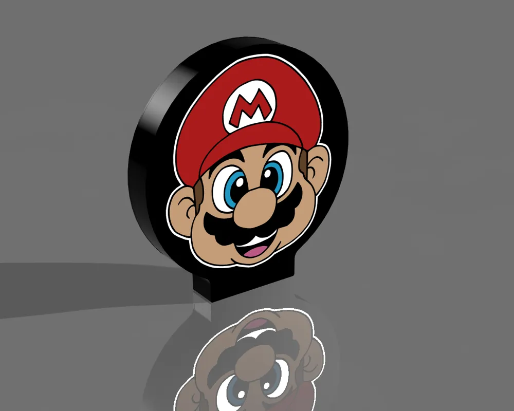 Super Mario Guy Lightbox LED Lamp por Magic Studio 3D MakerWorld ...