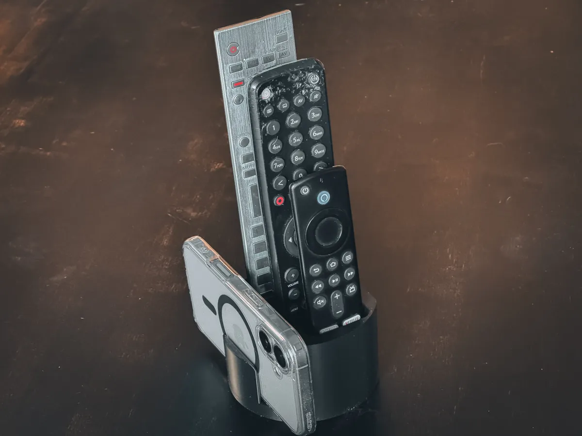 TV Butler (Remote Control Stand) - Free 3D Print Model - MakerWorld