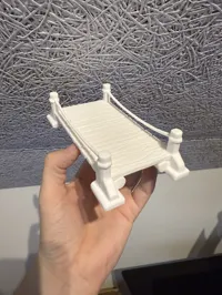 Pont suspendu en bois - décor pour jeu de rôle — photo 3