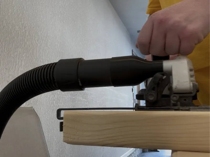 Vacuum Dust Adapter for DeWalt 4 ½ in Circular Saw