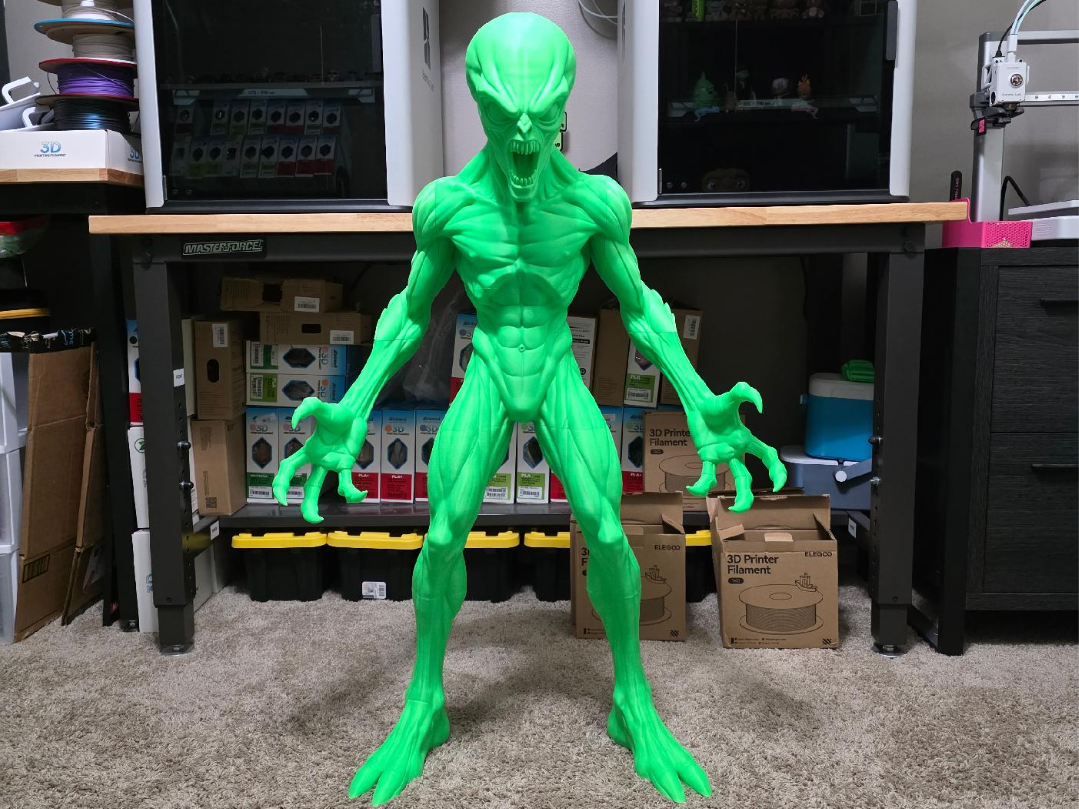 Alienus Malus 3 Versions 3.5ft-13 inches-10 inches 3D model