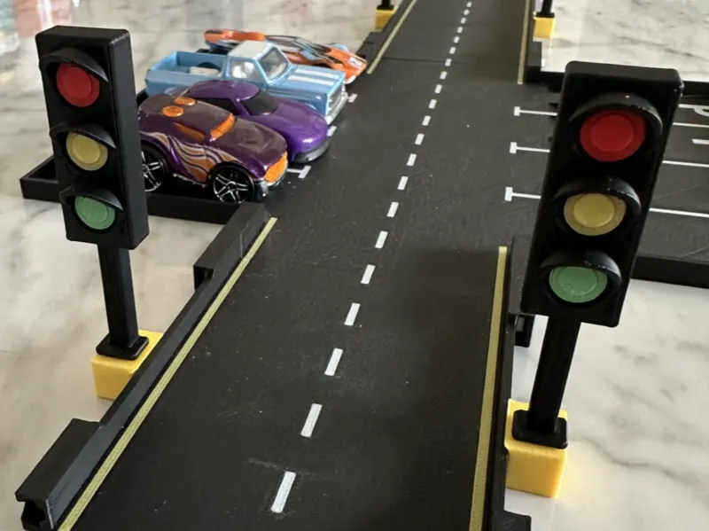 Traffic Light Bracket for PLAsphalt Road