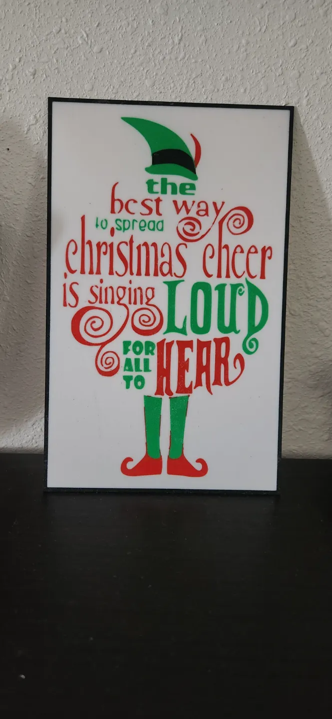Elf Christmas cheer quote Lightbox