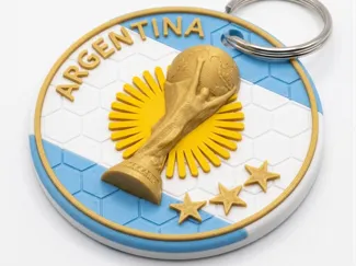 Llavero Argentina Campeón (3 ESTRELLAS)