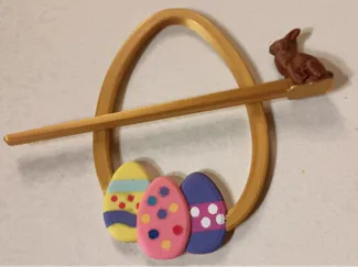 Easter Bunny Hair Pin – Festive Spring Accessory