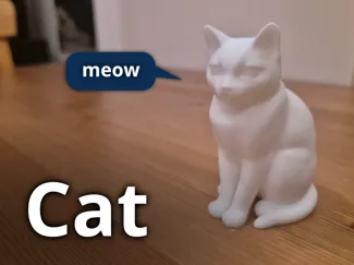 Cute Sitting Cat