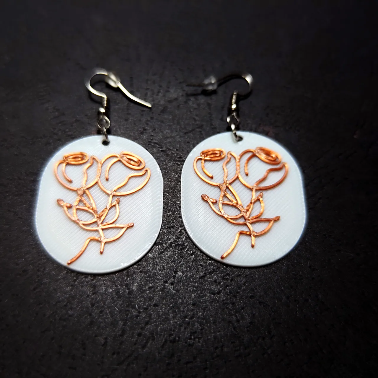 Twin Rose Earrings view 4