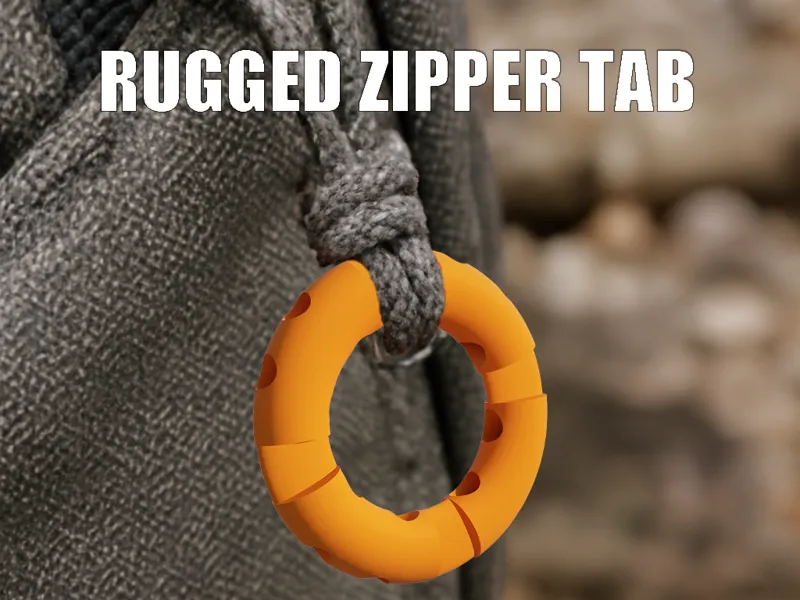 高强度户外风格拉链拉环 | 背包配件|钥匙链 Rugged zipper tab| keychain