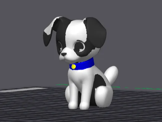 Cute sitting dog dalmatian