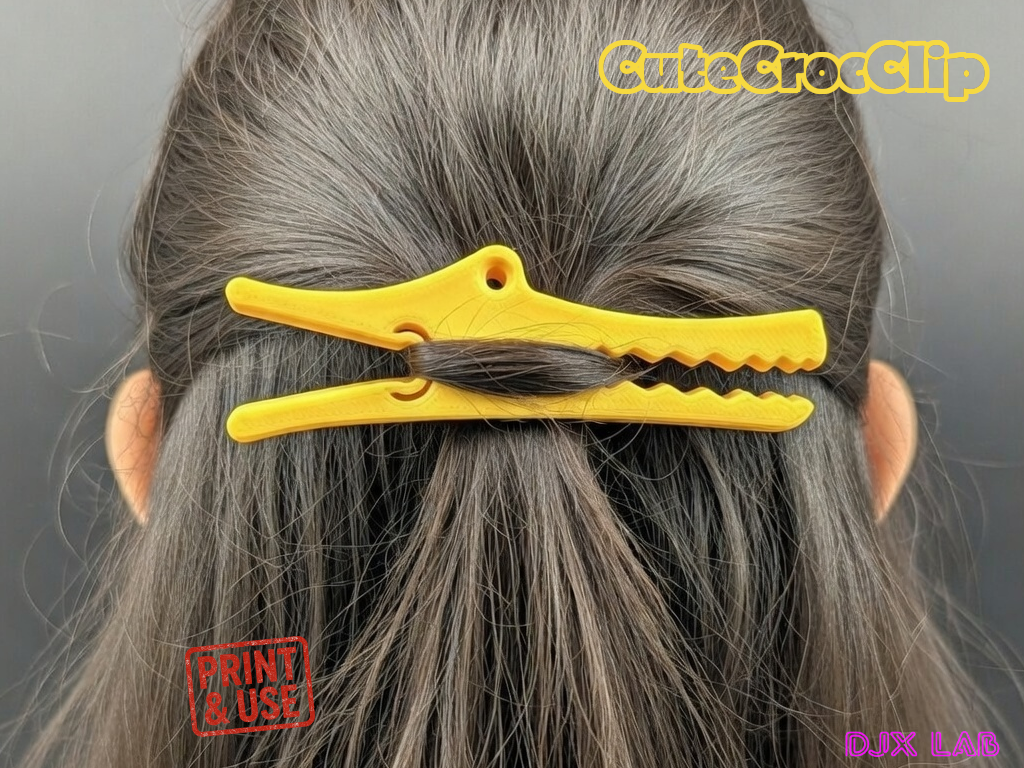 CuteCrocClip – Adorable Crocodile Hair Clip
