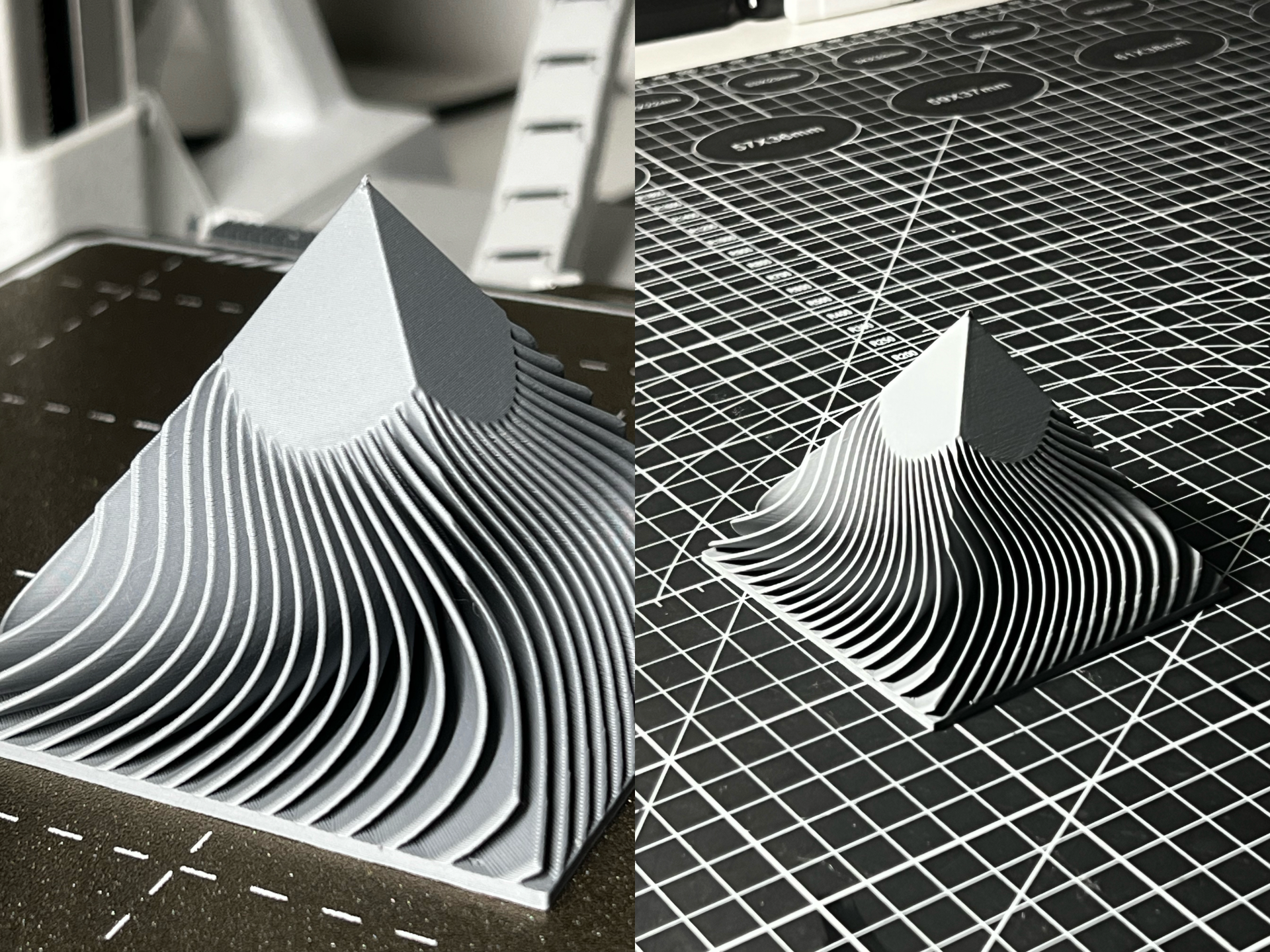 Wave Minimalism Pyramid
