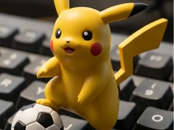 Pikachu with Soccer Ball
