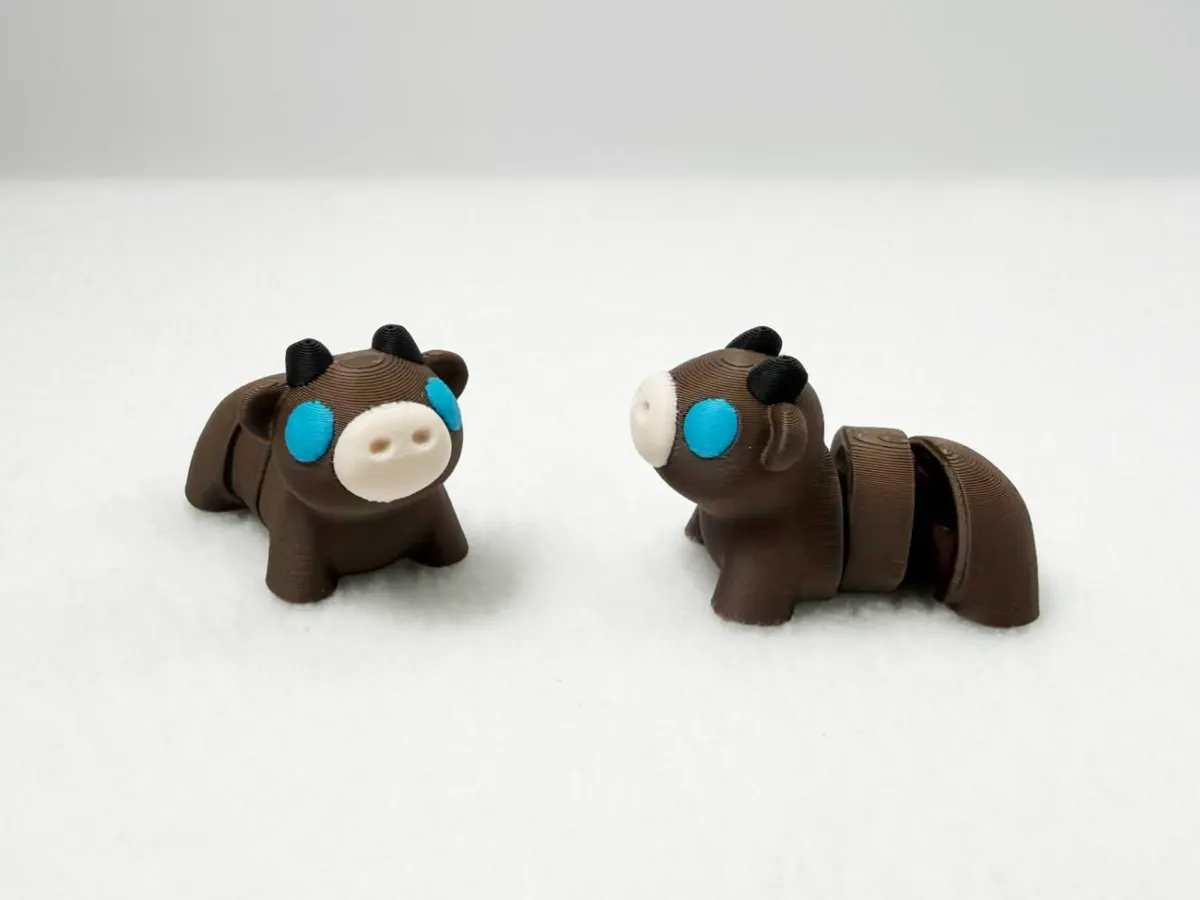 Flexi Baby Cow - Free 3D Print Model - MakerWorld