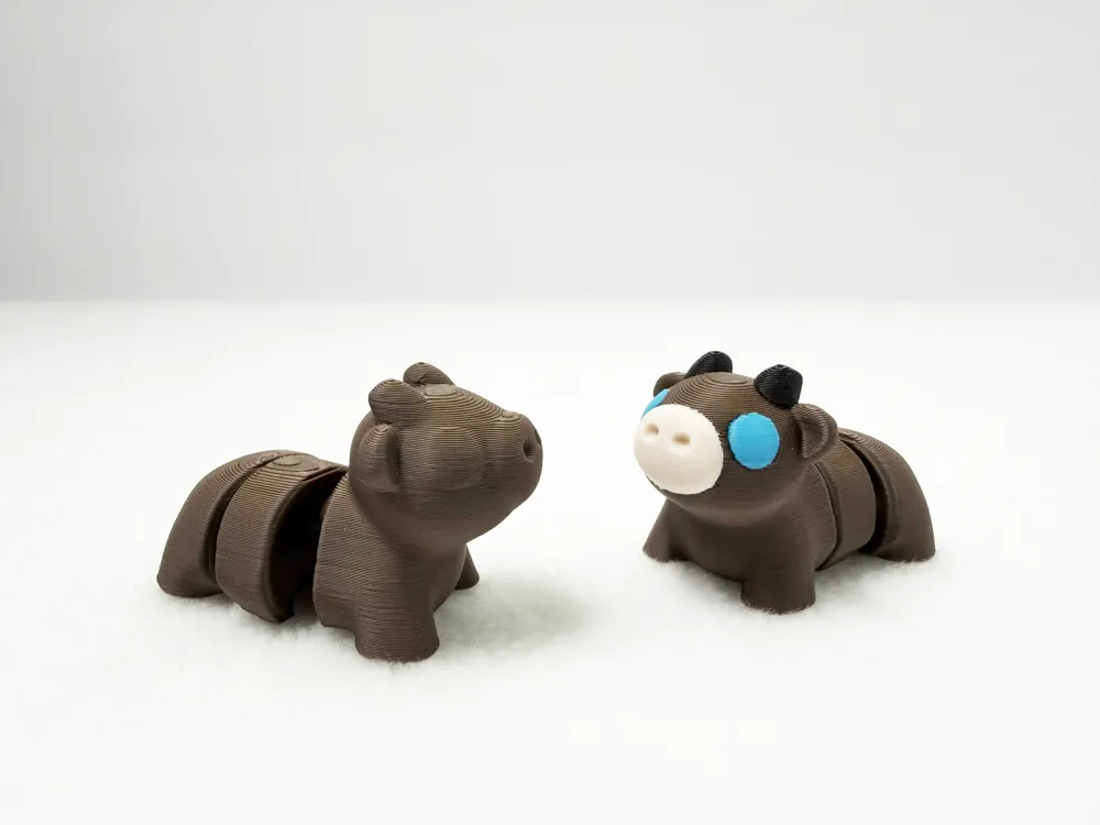 Flexi Baby Cow - Free 3D Print Model - MakerWorld