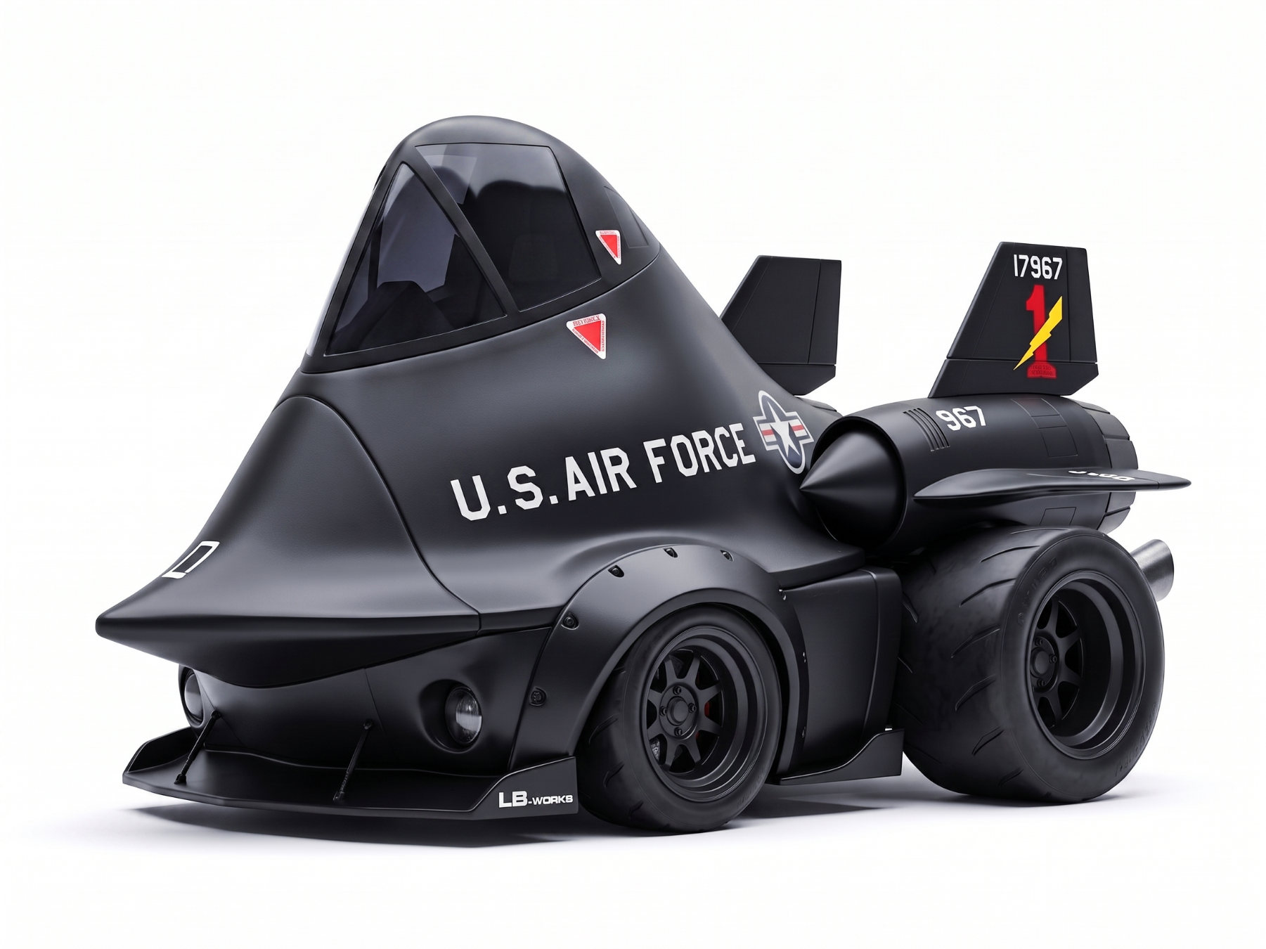 SR-71 Blackbird Chibi Racer – LB-Works Style
