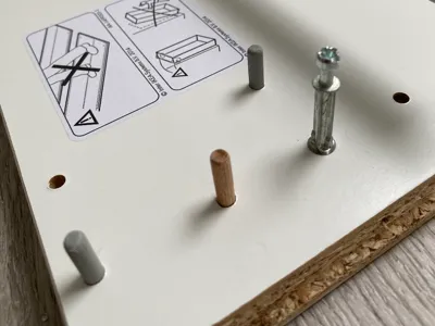 Ikea Pax Dowels